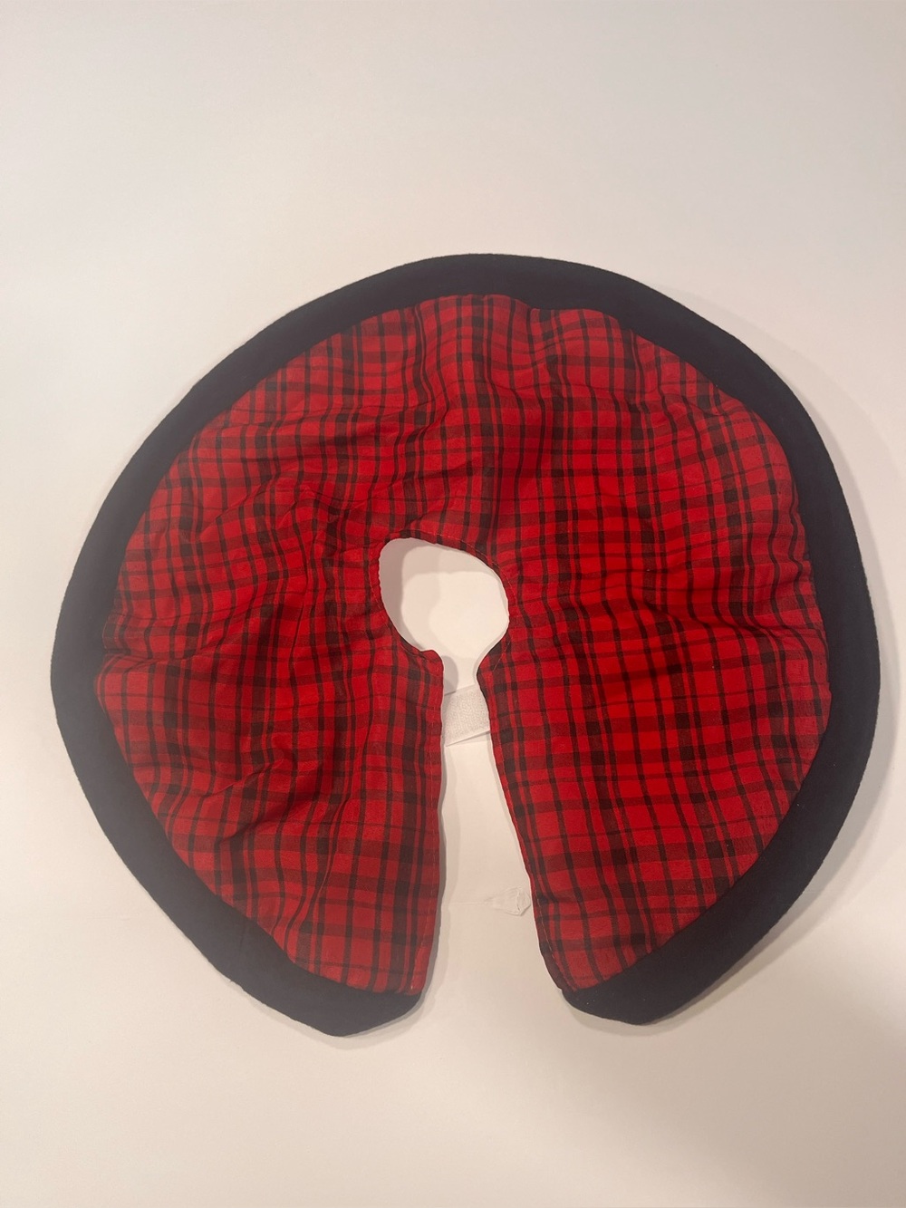 Red Plaid Small Christmas tree skirt